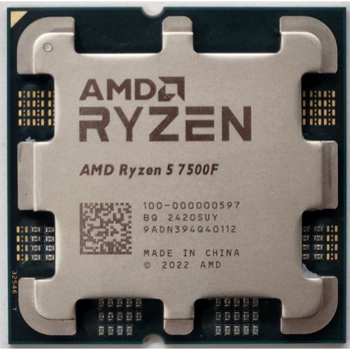 Процессор AMD Ryzen 5 7500F 3.7(5.0)GHz 32MB sAM5 Tray (100-000000597) (Восстановлено продавцом, 816465) купить в Украине: Киев, Днепр, Харьков, Одесса  | Проверка совместимости, низкая цена, отзывы, характеристики от TELEMART фото