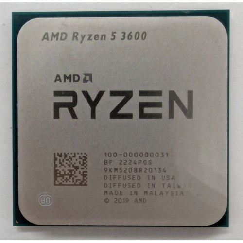 Процессор AMD Ryzen 5 3600 3.6(4.2)GHz 32MB sAM4 Box (100-100000031BOX) (Восстановлено продавцом, 816595) купить в Украине: Киев, Днепр, Харьков, Одесса  | Проверка совместимости, низкая цена, отзывы, характеристики от TELEMART фото