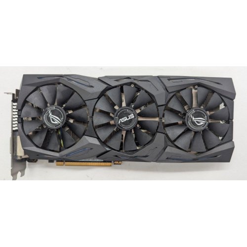 Видеокарта Asus ROG GeForce GTX 1070 STRIX OC 8192MB (STRIX-GTX1070-O8G-GAMING) (Восстановлено продавцом, 816621) купить в Украине: Киев, Днепр, Харьков, Одесса  | Проверка совместимости, низкая цена, отзывы, характеристики от TELEMART фото