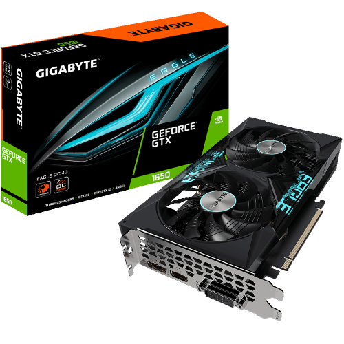 Відеокарта Gigabyte GeForce GTX 1650 D6 EAGLE OC 4096MB (GV-N1656EAGLE OC-4GD) (Відновлено продавцем, 816622) купити в Україні: Київ, Львів, Хмельницький, Тернопіль | Перевірка сумісності, низька ціна, відгуки, характеристики від TELEMART фото