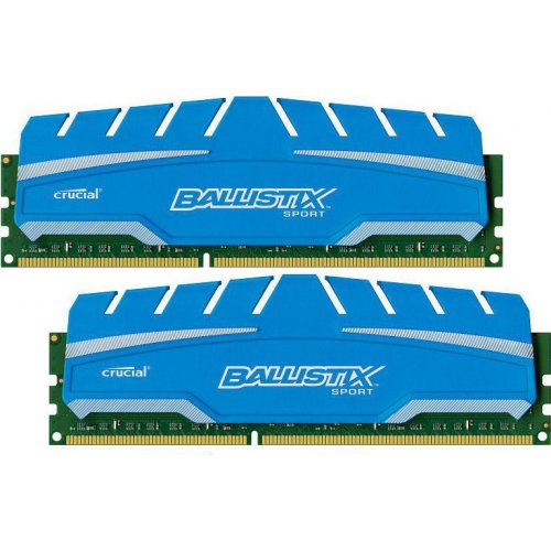 Продать ОЗУ Crucial DDR3 16GB (2x8GB) 1600Mhz Ballistix Sport XT (BLS2C8G3D169DS3CEU) по Trade-In интернет-магазине Телемарт - Киев, Днепр, Украина фото