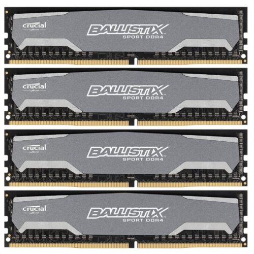 Продати ОЗП Crucial DDR4 16GB (4x4GB) 2400Mhz Ballistix Sport (BLS4C4G4D240FSA) за Trade-In у інтернет-магазині Телемарт - Київ, Дніпро, Україна фото