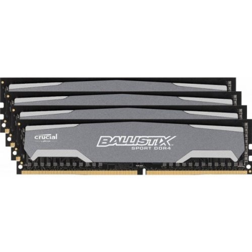 Продати ОЗП Crucial DDR4 16GB (4x4GB) 2400Mhz Ballistix Sport (BLS4C4G4D240FSA) за Trade-In у інтернет-магазині Телемарт - Київ, Дніпро, Україна фото