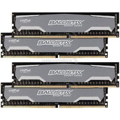 Продати ОЗП Crucial DDR4 16GB (4x4GB) 2400Mhz Ballistix Sport (BLS4C4G4D240FSA) за Trade-In у інтернет-магазині Телемарт - Київ, Дніпро, Україна фото