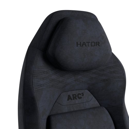 Игровое кресло HATOR Arc 3 Velour S (HTC3440S) Black купить в Украине: Киев, Днепр, Харьков, Одесса  | Низкая цена, отзывы, характеристики от TELEMART фото