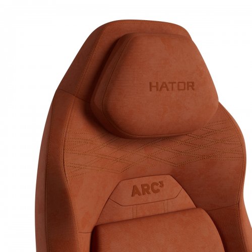 Игровое кресло HATOR Arc 3 Velour S (HTC3449S) Orange купить в Украине: Киев, Днепр, Харьков, Одесса  | Низкая цена, отзывы, характеристики от TELEMART фото