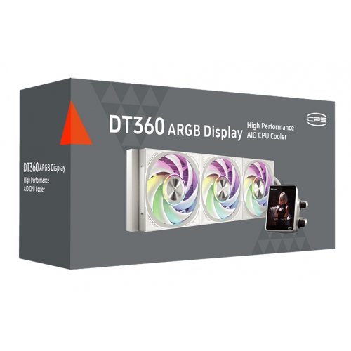 Готова СВО PCCooler DT360 ARGB Display White купити в Україні: Київ, Львів, Хмельницький, Тернопіль | Перевірка сумісності, низька ціна, відгуки, характеристики від TELEMART фото