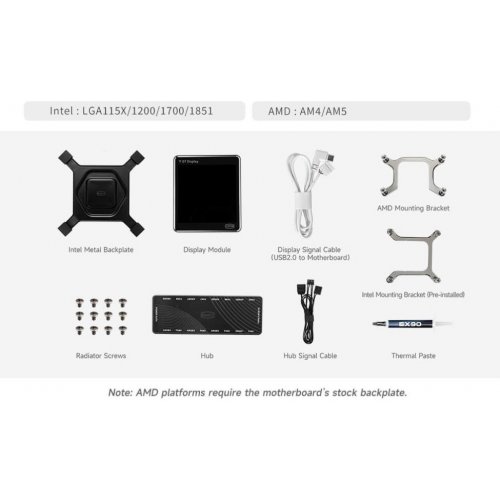 Готова СВО PCCooler DT360 ARGB Display White купити в Україні: Київ, Львів, Хмельницький, Тернопіль | Перевірка сумісності, низька ціна, відгуки, характеристики від TELEMART фото