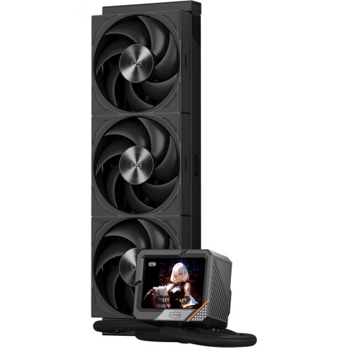 Готова СВО PCCooler GT360 Display Black купити в Україні: Київ, Львів, Хмельницький, Тернопіль | Перевірка сумісності, низька ціна, відгуки, характеристики від TELEMART фото