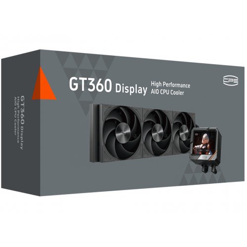 Готова СВО PCCooler GT360 Display Black купити в Україні: Київ, Львів, Хмельницький, Тернопіль | Перевірка сумісності, низька ціна, відгуки, характеристики від TELEMART фото