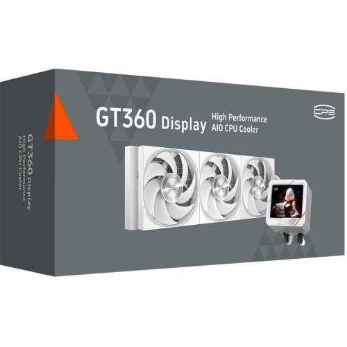Готова СВО PCCooler GT360 Display White купити в Україні: Київ, Львів, Хмельницький, Тернопіль | Перевірка сумісності, низька ціна, відгуки, характеристики від TELEMART фото