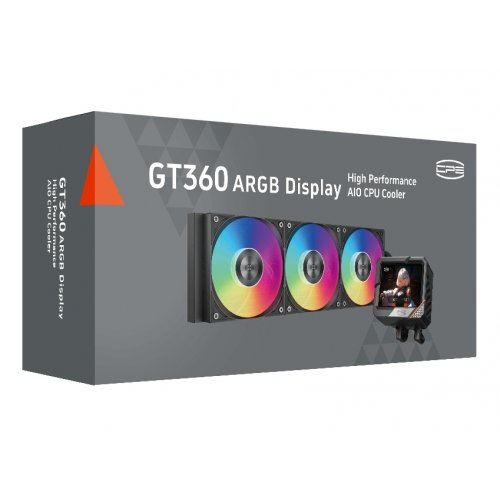 Готова СВО PCCooler GT360 ARGB Display Black купити в Україні: Київ, Львів, Хмельницький, Тернопіль | Перевірка сумісності, низька ціна, відгуки, характеристики від TELEMART фото
