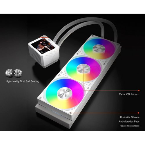 Готова СВО PCCooler GT360 ARGB Display White купити в Україні: Київ, Львів, Хмельницький, Тернопіль | Перевірка сумісності, низька ціна, відгуки, характеристики від TELEMART фото
