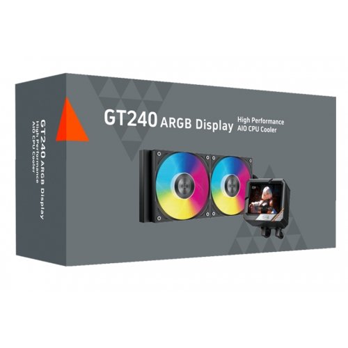 Готова СВО PCCooler GT240 ARGB Display Black купити в Україні: Київ, Львів, Хмельницький, Тернопіль | Перевірка сумісності, низька ціна, відгуки, характеристики від TELEMART фото