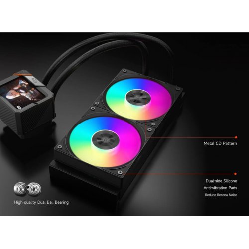 Готова СВО PCCooler GT240 ARGB Display Black купити в Україні: Київ, Львів, Хмельницький, Тернопіль | Перевірка сумісності, низька ціна, відгуки, характеристики від TELEMART фото