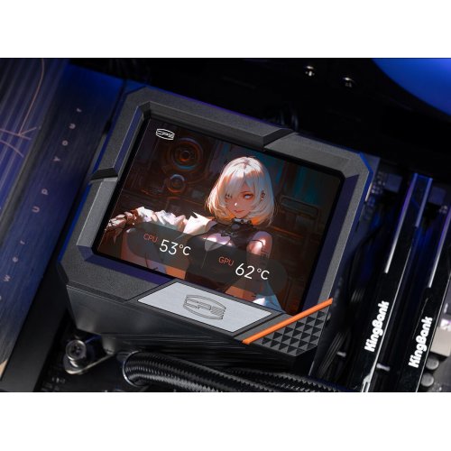 Готова СВО PCCooler GT240 ARGB Display Black купити в Україні: Київ, Львів, Хмельницький, Тернопіль | Перевірка сумісності, низька ціна, відгуки, характеристики від TELEMART фото
