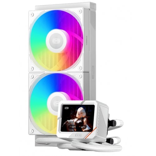 Готова СВО PCCooler GT240 ARGB Display White купити в Україні: Київ, Львів, Хмельницький, Тернопіль | Перевірка сумісності, низька ціна, відгуки, характеристики від TELEMART фото
