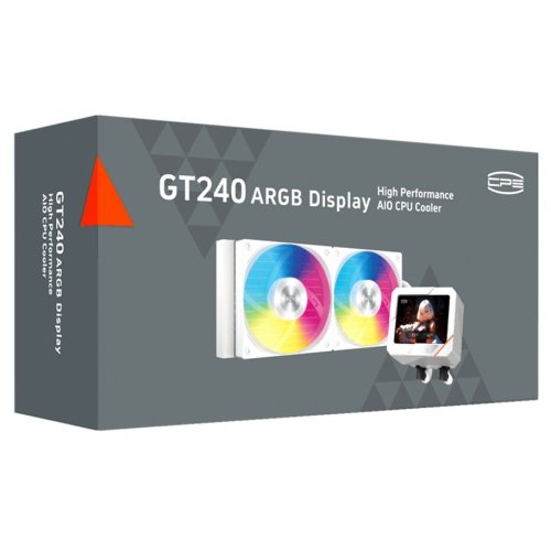 Готова СВО PCCooler GT240 ARGB Display White купити в Україні: Київ, Львів, Хмельницький, Тернопіль | Перевірка сумісності, низька ціна, відгуки, характеристики від TELEMART фото