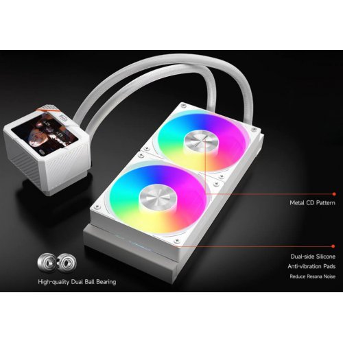 Готова СВО PCCooler GT240 ARGB Display White купити в Україні: Київ, Львів, Хмельницький, Тернопіль | Перевірка сумісності, низька ціна, відгуки, характеристики від TELEMART фото