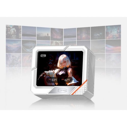 Готова СВО PCCooler GT240 ARGB Display White купити в Україні: Київ, Львів, Хмельницький, Тернопіль | Перевірка сумісності, низька ціна, відгуки, характеристики від TELEMART фото