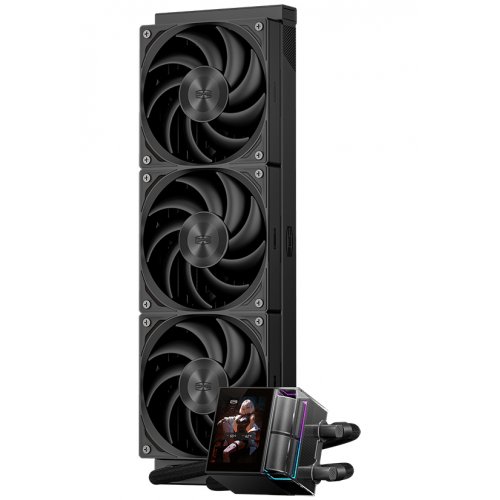 Готова СВО PCCooler DS360 Display Black купити в Україні: Київ, Львів, Хмельницький, Тернопіль | Перевірка сумісності, низька ціна, відгуки, характеристики від TELEMART фото