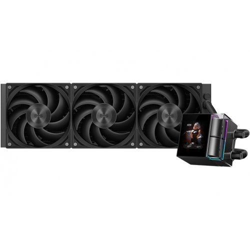 Готова СВО PCCooler DS360 Display Black купити в Україні: Київ, Львів, Хмельницький, Тернопіль | Перевірка сумісності, низька ціна, відгуки, характеристики від TELEMART фото