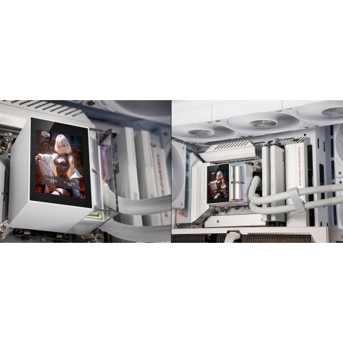 Готова СВО PCCooler DS360 Display White купити в Україні: Київ, Львів, Хмельницький, Тернопіль | Перевірка сумісності, низька ціна, відгуки, характеристики від TELEMART фото