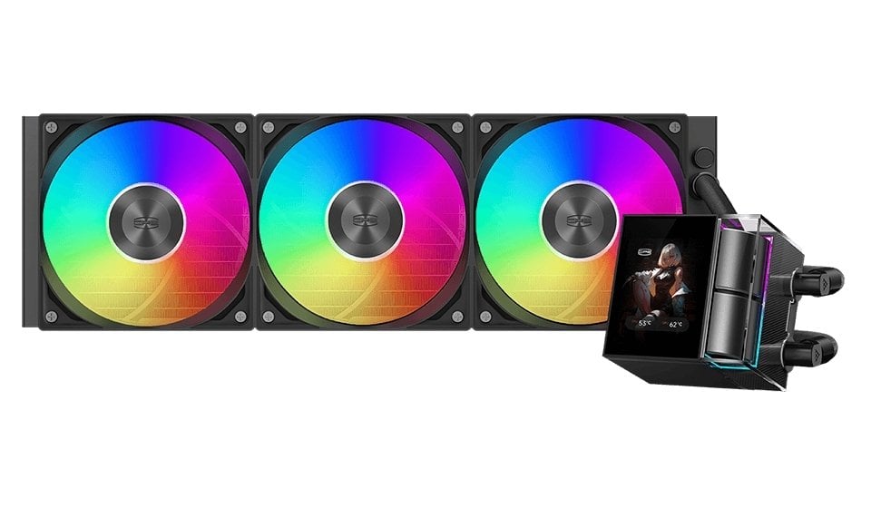 Ds360 Готовая СВО PCCooler DS360 ARGB Display Black купить в Украине | Telemart