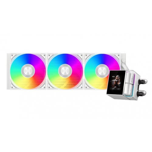 Готова СВО PCCooler DS360 ARGB Display White купити в Україні: Київ, Львів, Хмельницький, Тернопіль | Перевірка сумісності, низька ціна, відгуки, характеристики від TELEMART фото