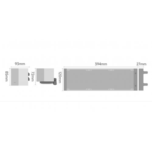 Готова СВО PCCooler DS360 Pro Digital White купити в Україні: Київ, Львів, Хмельницький, Тернопіль | Перевірка сумісності, низька ціна, відгуки, характеристики від TELEMART фото