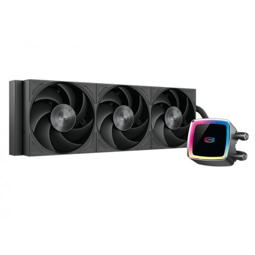 Готова СВО PCCooler DE360 Max Black купити в Україні: Київ, Львів, Хмельницький, Тернопіль | Перевірка сумісності, низька ціна, відгуки, характеристики від TELEMART фото