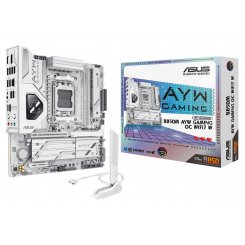 Материнська плата Asus B850M AYW GAMING OC WIFI7 W (sAM5, AMD B850)