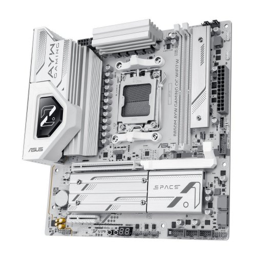 Материнська плата Asus B850M AYW GAMING OC WIFI7 W (sAM5, AMD B850) купити в Україні: Київ, Львів, Хмельницький, Тернопіль | Перевірка сумісності, низька ціна, відгуки, характеристики від TELEMART фото