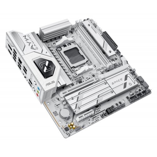 Материнська плата Asus B850M AYW GAMING OC WIFI7 W (sAM5, AMD B850) купити в Україні: Київ, Львів, Хмельницький, Тернопіль | Перевірка сумісності, низька ціна, відгуки, характеристики від TELEMART фото