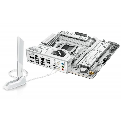 Материнська плата Asus B850M AYW GAMING OC WIFI7 W (sAM5, AMD B850) купити в Україні: Київ, Львів, Хмельницький, Тернопіль | Перевірка сумісності, низька ціна, відгуки, характеристики від TELEMART фото