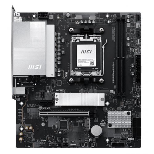 Материнская плата MSI PRO B850M-B GEN4 (sAM5, AMD B850) купить в Украине: Киев, Днепр, Харьков, Одесса  | Проверка совместимости, низкая цена, отзывы, характеристики от TELEMART фото