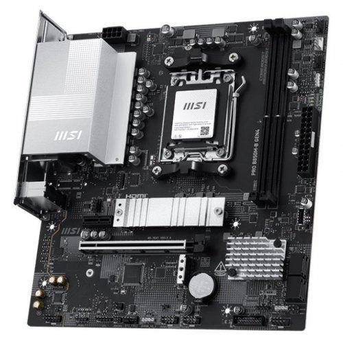 Материнская плата MSI PRO B850M-B GEN4 (sAM5, AMD B850) купить в Украине: Киев, Днепр, Харьков, Одесса  | Проверка совместимости, низкая цена, отзывы, характеристики от TELEMART фото