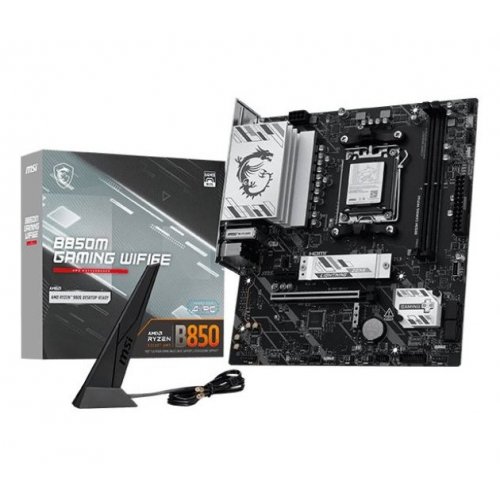 Материнская плата MSI B850M GAMING WIFI6E (sAM5, AMD B850) купить в Украине: Киев, Днепр, Харьков, Одесса  | Проверка совместимости, низкая цена, отзывы, характеристики от TELEMART фото