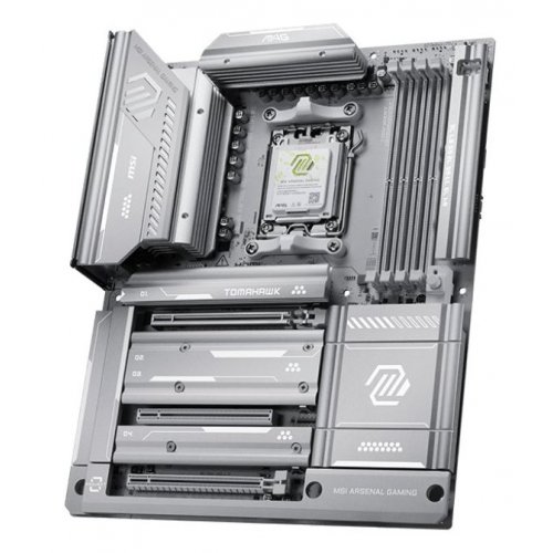 Материнская плата MSI MAG X870E TOMAHAWK MAX WIFI PZ (sAM5, AMD X870E) купить в Украине: Киев, Днепр, Харьков, Одесса  | Проверка совместимости, низкая цена, отзывы, характеристики от TELEMART фото