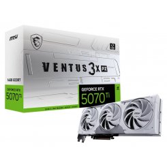 Видеокарта MSI GeForce RTX 5070 Ti VENTUS 3X PZ 16384MB (RTX 5070 Ti 16G VENTUS 3X PZ)
