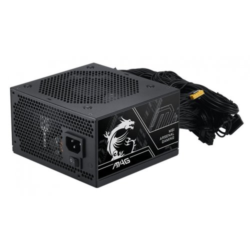Блок питания MSI MAG 650W PCIE5 (A650BN III) купить в Украине: Киев, Днепр, Харьков, Одесса  | Проверка совместимости, низкая цена, отзывы, характеристики от TELEMART фото
