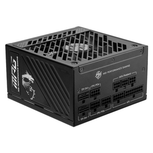 Блок живлення MSI MPG 1000W PCIE5 (A1000GS II) купити в Україні: Київ, Львів, Хмельницький, Тернопіль | Перевірка сумісності, низька ціна, відгуки, характеристики від TELEMART фото