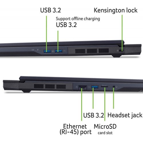 Ноутбук Acer Predator Helios Neo 18 AI PHN18-72 (NH.QVHEU.004) Abyssal Black купить в Украине: Киев, Днепр, Харьков, Одесса  | Низкая цена, отзывы, характеристики от TELEMART фото