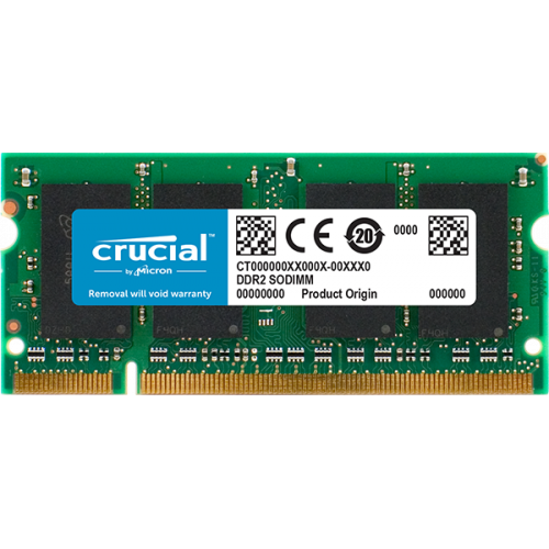 Продати ОЗП Crucial SODIMM DDR2 2GB 667Mhz (CT25664AC667) за Trade-In у інтернет-магазині Телемарт - Київ, Дніпро, Україна фото