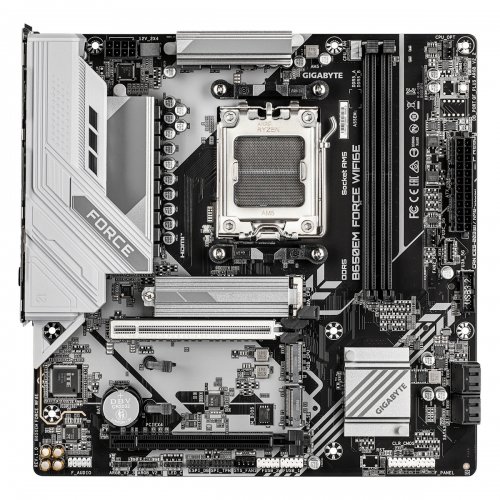 Материнська плата Gigabyte B650EM FORCE WIFI6E (sAM5, AMD B650E) купити в Україні: Київ, Львів, Хмельницький, Тернопіль | Перевірка сумісності, низька ціна, відгуки, характеристики від TELEMART фото