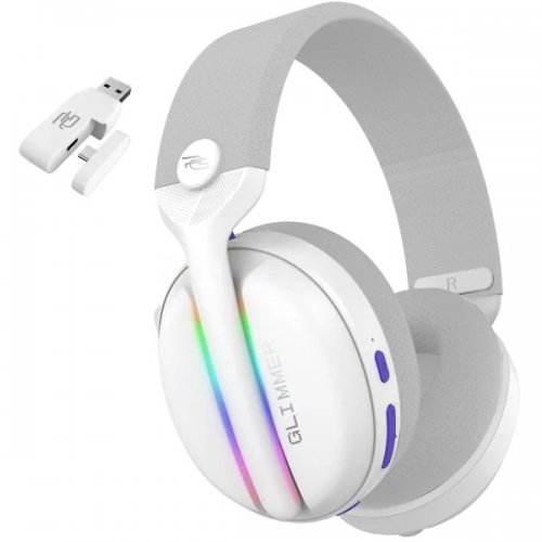 Наушники Proove Gaming Glimmer (WHGL00022017) White/Purple купить в Украине: Киев, Днепр, Харьков, Одесса  | Низкая цена, отзывы, характеристики от TELEMART фото