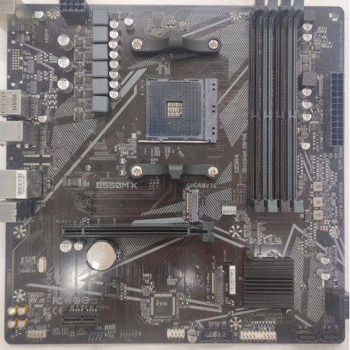 Материнская плата Gigabyte B550M K (sAM4, AMD B550) (Восстановлено продавцом, 816979) купить в Украине: Киев, Днепр, Харьков, Одесса  | Проверка совместимости, низкая цена, отзывы, характеристики от TELEMART фото