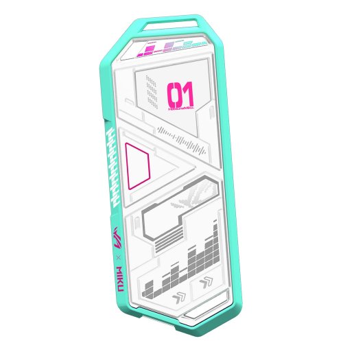 Зовнішня кишеня Asus ROG Strix Arion Hatsune Miku Edition M.2 SSD to USB 3.2 (90DD02H1-M09010) White купити в Україні: Київ, Львів, Хмельницький, Тернопіль | Низька ціна, відгуки, характеристики від TELEMART фото