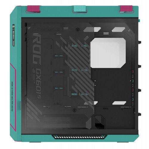 Корпус Asus ROG Strix Helios II GX601S Hatsune Miku Edition Tempered Glass без БП (90DC00W0-B39010) Green купить в Украине: Киев, Днепр, Харьков, Одесса  | Проверка совместимости, низкая цена, отзывы, характеристики от TELEMART фото