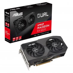 Видеокарта Asus Dual Radeon RX 6600 V2 8192MB (DUAL-RX6600-8G-V2) (Восстановлено продавцом, 817024)